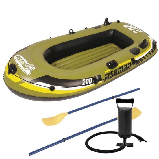 Barca gonflabila AVENLI "Fishman 200", 218x110x36 cm, vasle si pompa