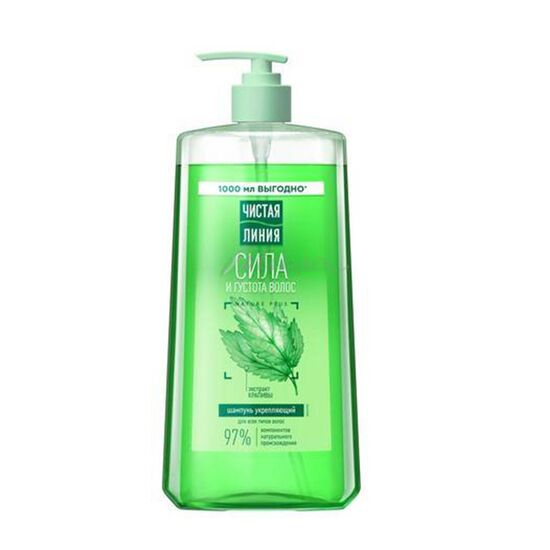 Șampon ЧИСТАЯ ЛИНИЯ, întăritor (urzică), 1000 ml