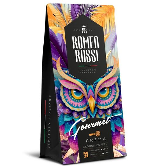 Cafea ROMEO ROSSI GOURMET Crema, macinata, 200 g