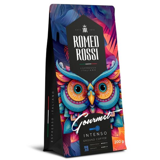 Cafea ROMEO ROSSI GOURMET Intenso, macinata, 200 g