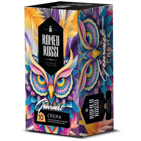 Cafea ROMEO ROSSI GOURMET Crema, capsule DG, 10 buc х 7 g