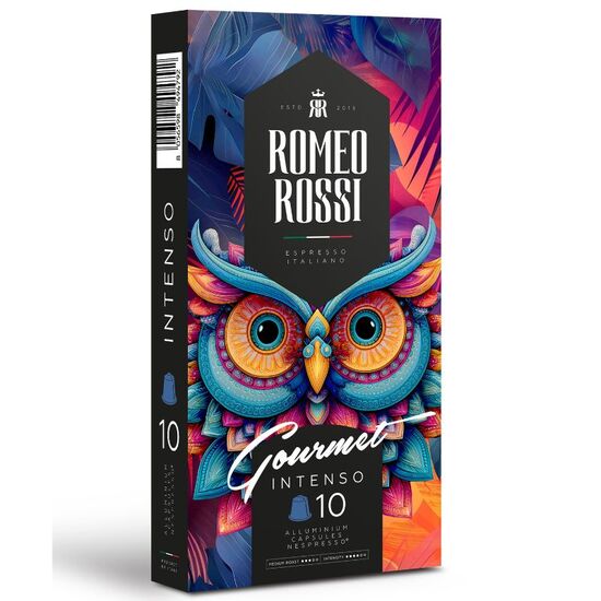 Cafea ROMEO ROSSI GOURMET Intenso, capsule NS, 10 buc х 5.5 g