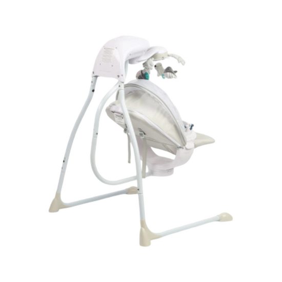 Электрические качели CARETERO-8093 Raffi Premiumi (до 12 кг.) светло-серый, изображение 3