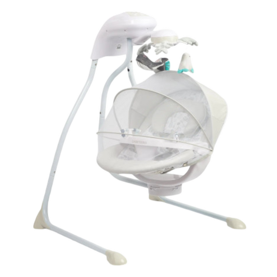 Электрические качели CARETERO-8093 Raffi Premiumi (до 12 кг.) светло-серый