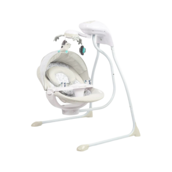 Электрические качели CARETERO-8093 Raffi Premiumi (до 12 кг.) светло-серый, изображение 5