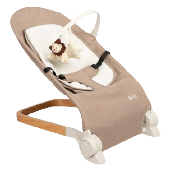 Sezlong pentru bebelusi CARETERO-80612 Pine, (pana la 12 kg), bej, 6 image
