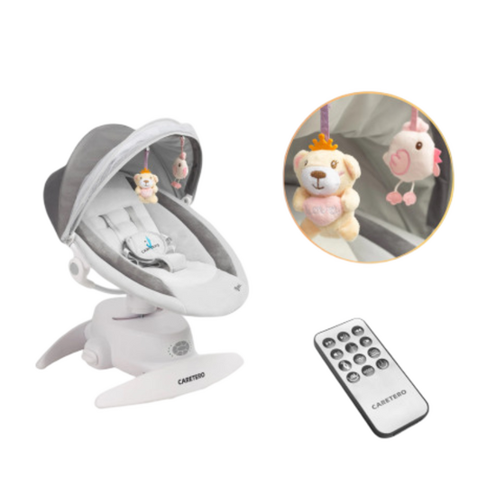 Leagan electric CARETERO 8002 Opti, (pana la 9 kg), bej, 6 image