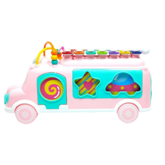 Jucarie educativa 3 in 1 TOYZ-9023 Autobuz, 4 image