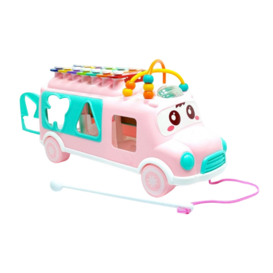 Jucarie educativa 3 in 1 TOYZ-9023 Autobuz