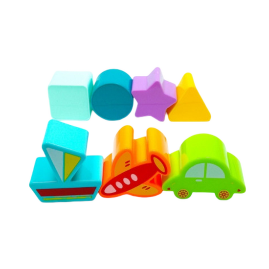 Jucarie educativa 3 in 1 TOYZ-9023 Autobuz, 7 image