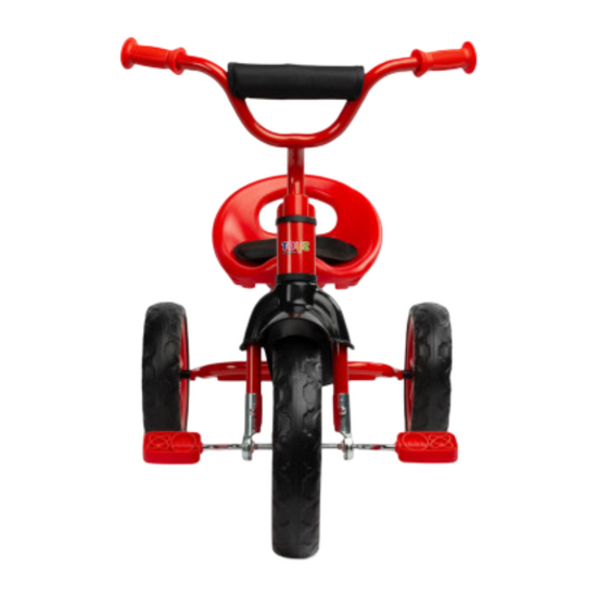 Bicicletă pentru copii TOYZ 0301 York, tricicletă, roșie, 2 image