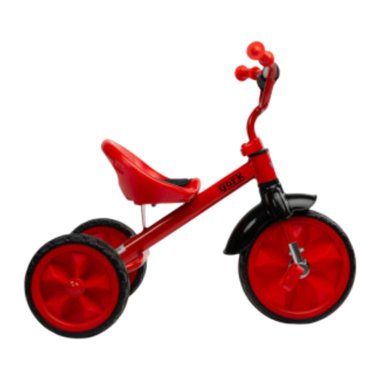 Bicicletă pentru copii TOYZ 0301 York, tricicletă, roșie, 3 image