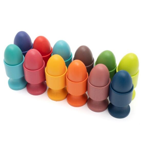 Tava din lemn cu oua BABY MIX "Montessori" 57341, 3 image