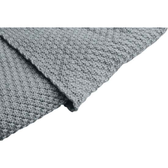 Patura din bambus SENSILLO-43495, cu gluga, (90x85 cm), grafit, 3 image