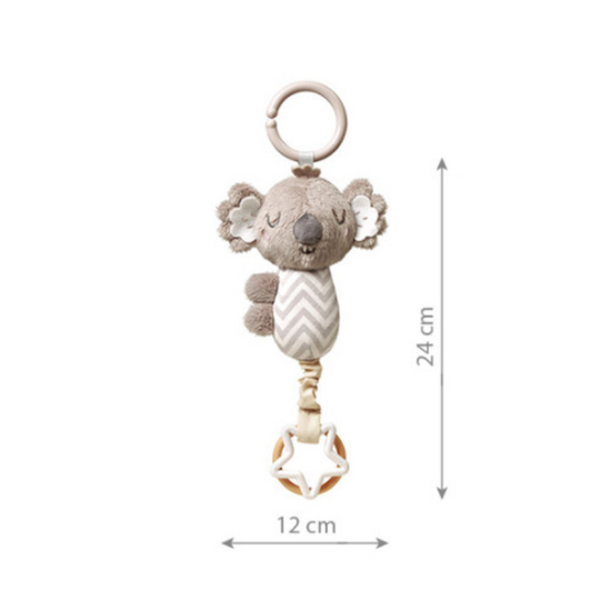 Jucărie suspendată BABYONO-854, cu clopoțel, Koala Coco 1636, 2 image