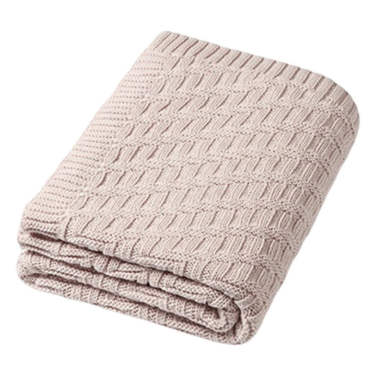 Плед детский BABYONO 1647/03, из органического хлопка, 75x100 см, бежевый