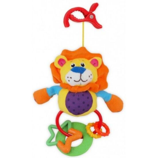 Игрушка плюшевая с погремушкой BABY MIX "Лев" EF-TE-9687 L