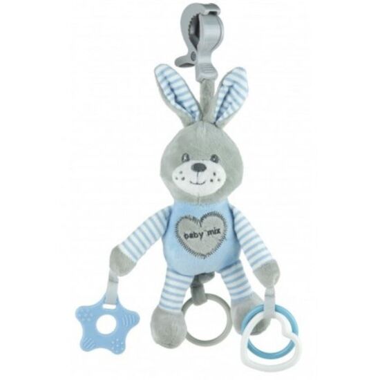 Jucarie de calatorie cu vibratii BABY MIX "Iepuras" STK-19445 BR, bleu