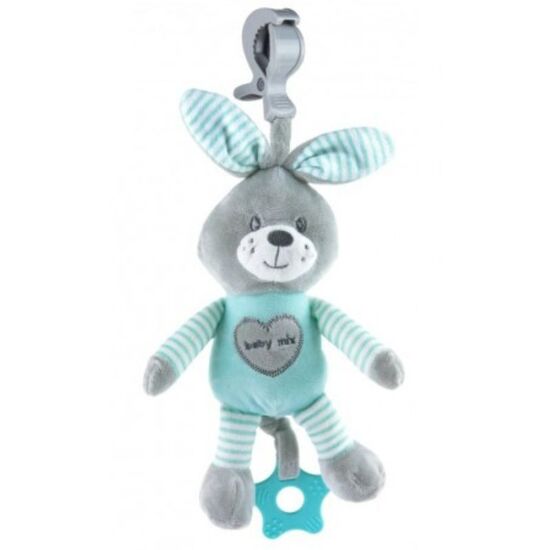 Jucarie de calatorie muzicala BABY MIX "Iepuras" STK-19393 MR, muzicala, mentol