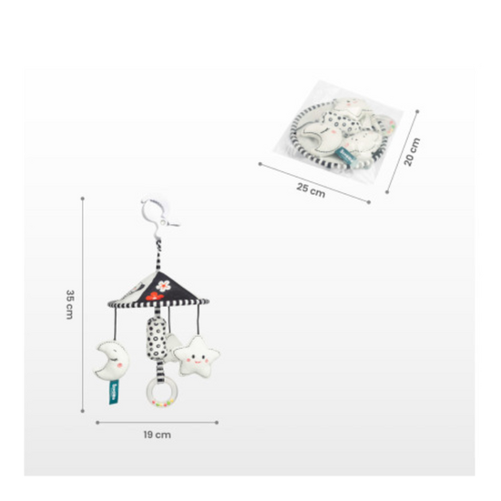 Carusel suspendat SENSILLO Z-0360, din plus, Stele, 2 image