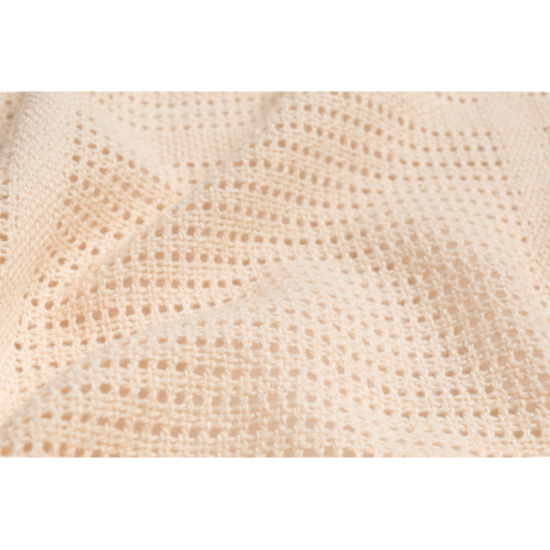 Плед детский SENSILLO-42711 Moli, ажурный, из хлопка, розовый, изображение 4