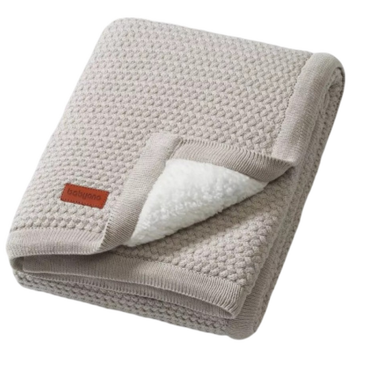 Плед детский  BABYONO-8141 1656/03, хлопковый, 75 х 100 см, серый, изображение 2