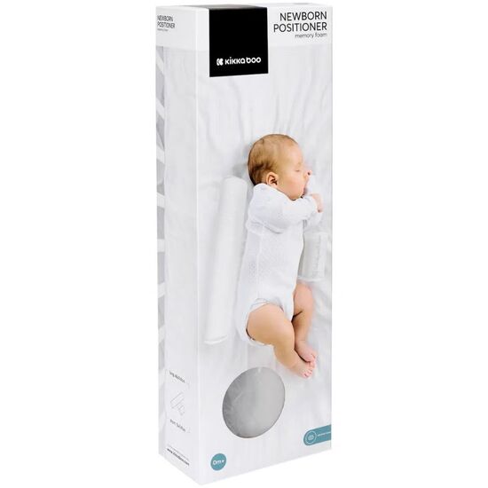 Pozitionar pentru nou-nascuti KIKKABOO Airknit Grey din Memory foam, 3 image