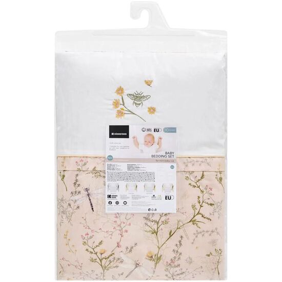 Set lenjerie pentru co-sleeper KIKKABOO Secret Garden Beige, 5 piese, 2 image