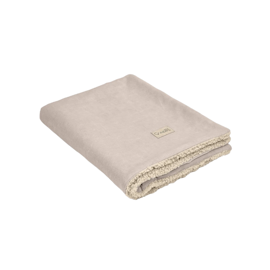 Плед детский ALBEROMIO Beige (CC2), велюровый, 100х80 см, бежевый