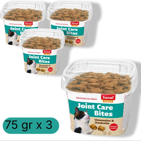 Set recompense SANAL Joint care, pernute, Pentru pisici, 75 gr, 3 buc