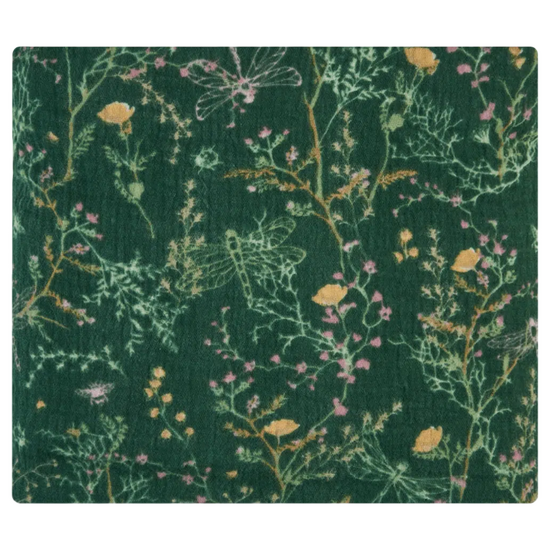Плед детский KIKKABOO Secret Garden Green, двухслойный, муслиновый, 100х100 см, изображение 2