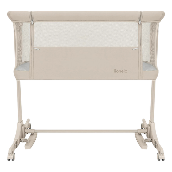 Кроватка LIONELO Pari Beige Cream, 3 в 1, приставная, бежевый, изображение 3
