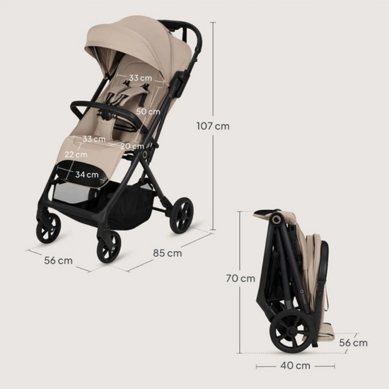 Cărucior sport LIONELO Tansi Beige Sand, bej, 10 image