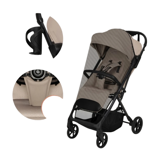 Cărucior sport LIONELO Tansi Beige Sand, bej, 6 image