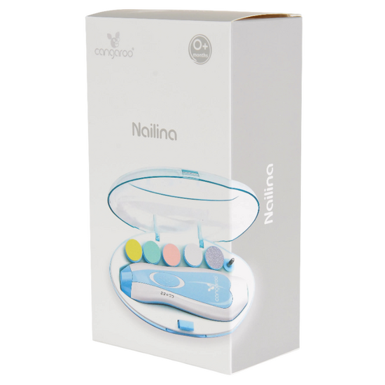 Pilă electrică pentru unghii MONI Nailina Blue, pentru copii și adulți, albastru, 7 image
