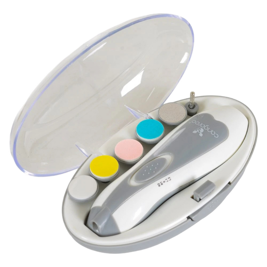 Pilă electrică pentru unghii MONI Nailina Grey, pentru copii și adulți, gri