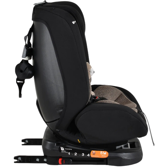 Scaun auto pentru copii MONI i-Size ISOFIX i-Maxx Cool, 0–36 kg, 40–150 cm, negru-bej, 7 image
