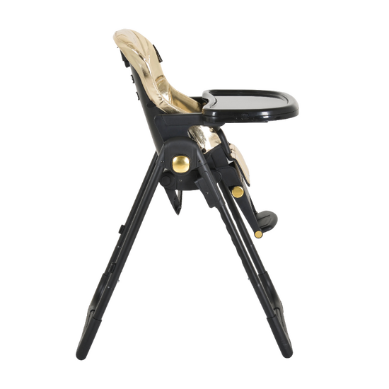 Scaun de masă pentru copii MONI Tiramisu Gold Limited Edition, 2 în 1, auriu, 2 image