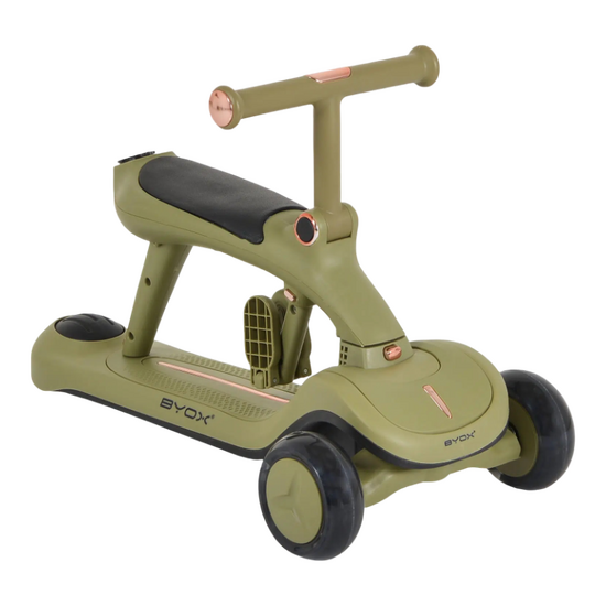 Самокат 6 в 1 MONI Cornet Green, зеленый, изображение 3