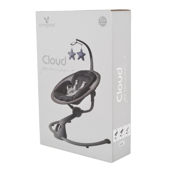 Fotoliu balansoar electric MONI Cloud Premium+ Light Grey, gri, 10 image