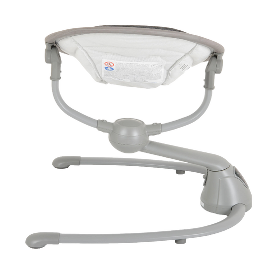 Fotoliu balansoar electric MONI Cloud Premium+ Light Grey, gri, 4 image