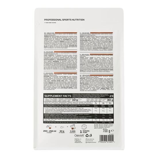 Supliment alimentar OSTROVIT NUTRITION Cazeina micelara, ciocolata, 700 gr, 3 image