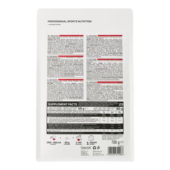 Supliment alimentar OSTROVIT NUTRITION Cazeina micelara, capsuni, 700 gr, 3 image