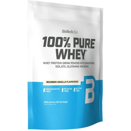 Proteina BIOTECHUSA 100% Pure Whey vanilie bourbon, 1 kg