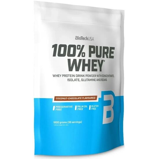 Протеин BIOTECHUSA 100% Pure Whey кокос-шоколад, 1 кг
