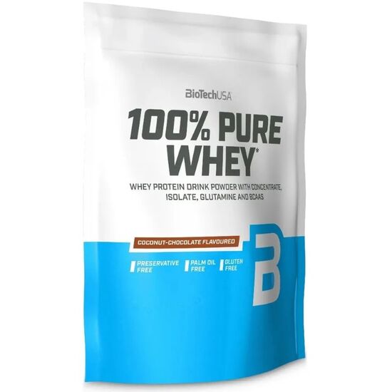 Протеин BIOTECHUSA 100% Pure Whey кокос-шоколад, 454 г