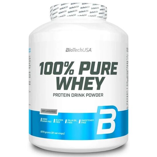 Proteina BIOTECHUSA 100% Pure Whey fara aroma, 2.27 kg