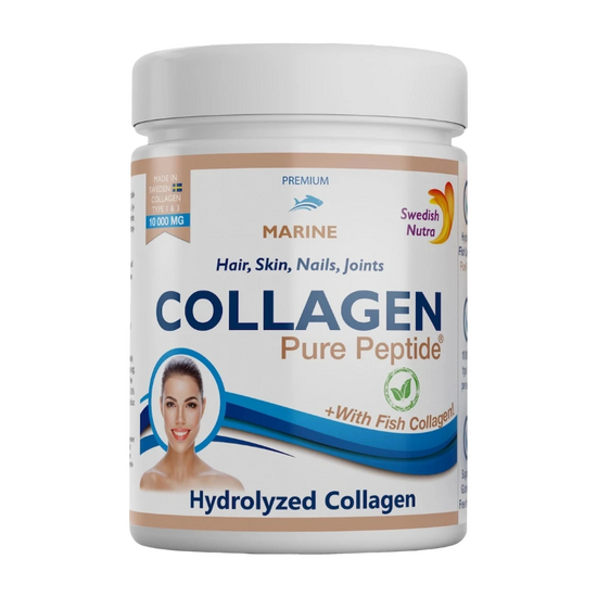 Collagen Powder Bovine SWEDISH NUTRA Colagen, 300 g