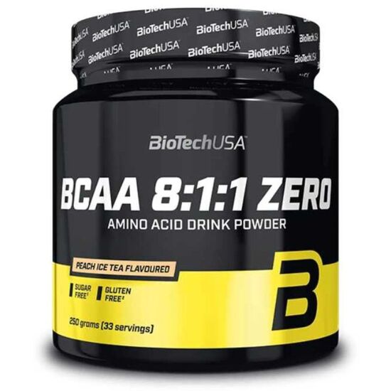Пищевая добавка BIOTECHUSA BCAA 8:1:1 ZERO чай со льдом-персик, 250 г