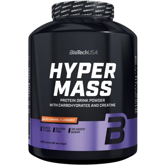 Gainer BIOTECHUSA Hyper Mass caramel sarat, 4 kg